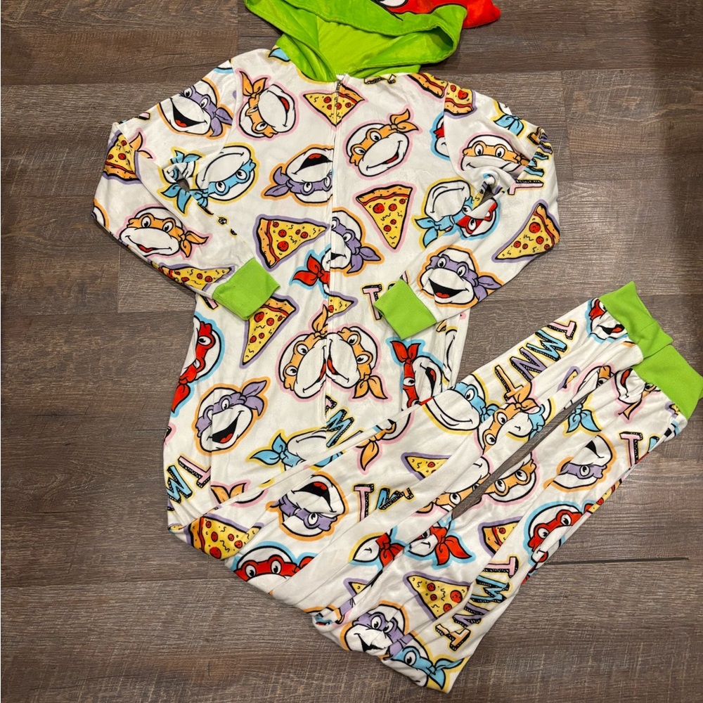 Nickelodeon Women's Pajama Set - White and Green